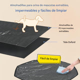 Corral Para Mascotas desplegable 2 en 1 extragrande para perros, 90 x 45 x 28 pulgadas de alto