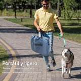 Corral Para Mascotas desplegable 2 en 1 extragrande para perros, 90 x 45 x 28 pulgadas de alto