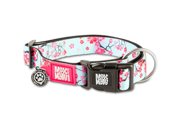 MAX & MOLLY ORIGINAL CHERRY BLOOM COLLAR PERRO