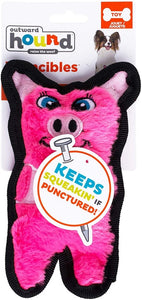 OUTWARD HOUND - JUGUETE DE PELUCHE PARA PERRO INVINCIBLE CERDO MINI SQ INV