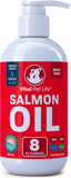 Aceite de salmón para perros y gatos, piel y pelaje saludables, aceite de pescado, Omega 3 EPA DHA