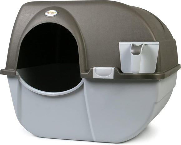 Omega Paw - Caja de arena de limpieza automática Roll 'n Clean
