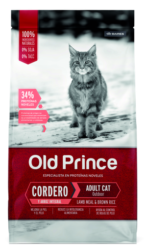 OLD PRINCE NOVEL GATOS CORDERO - ADULTOS 7.5 KG