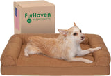 Cama ortopédica Furhaven para perros medianos y pequeños con cojines extraíbles y funda lavable, para perros de hasta 35 libras