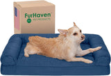 Cama ortopédica Furhaven para perros medianos y pequeños con cojines extraíbles y funda lavable, para perros de hasta 35 libras