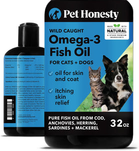 Aceite de pescado para perros de Islandia Omega-3 para perros