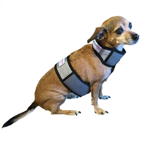 Chaleco y collar enfriadores para perros - Chaleco de hielo para perros grandes (de 27« a 34» de circunferencia)