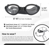 Gafas de sol intercambiables para perros de raza media