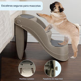 Escaleras plegables de plástico para mascota.