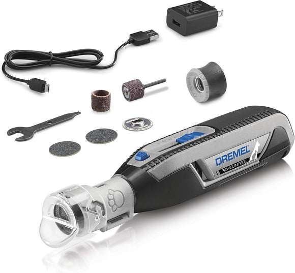 Dremel PawControl 7760-PGK - Cortador y pulidor de uñas automático