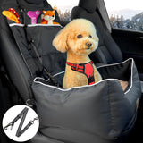 Asiento de automóvil para perro, adecuado para asientos delanteros y traseros