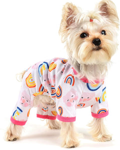 Pijamas para perros, pijamas rosas para perros, trajes de primavera para perros