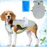 Pets Chaleco refrescante para perros con bolsa de hielo, arnés fresco por evaporación