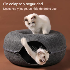 CaveCat - Cama Cueva Rascador Para Gatos