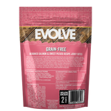 EVOLVE DOG SNACK GRAIN FREE JERKY SALMON 12 OZ -340 GR