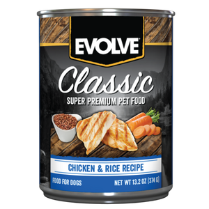 EVOLVE DOG CLASSIC LATA POLLO - 374 Gr