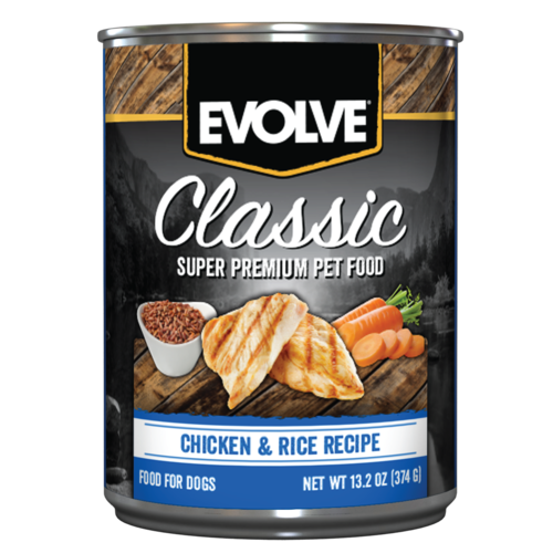 EVOLVE DOG CLASSIC LATA POLLO - 374 Gr