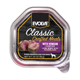 EVOLVE DOG CLASSIC BANDEJA CRAFTED MEALS VENADO 99 Gr.