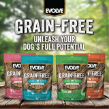 EVOLVE DOG SNACK GRAIN FREE JERKY DUCK - PATO 12 OZ -340 GR