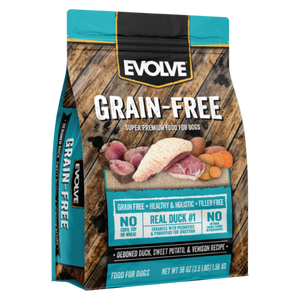 EVOLVE DOG GRAIN FREE DUCK - PATO