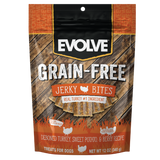 EVOLVE DOG SNACK GRAIN FREE JERKY - PAVO 340 Grs.