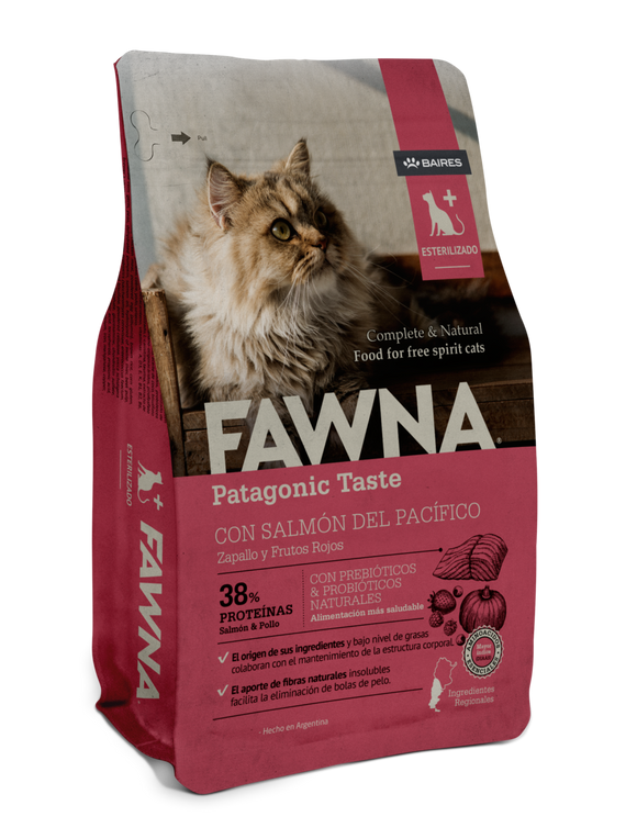 FAWNA SALMON GATOS ESTERILIZADOS 3 Kg