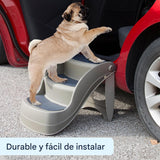 Escaleras plegables de plástico para mascota.