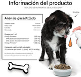 Aceite de salmón para perros y gatos, piel y pelaje saludables, aceite de pescado, Omega 3 EPA DHA