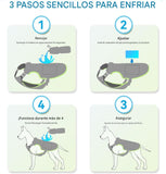 Pets Chaleco refrescante para perros con bolsa de hielo, arnés fresco por evaporación