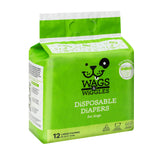 WAGS & WIGGLES Pañal Desechable para Perro X 12 UND - Silycon Pet Colombia