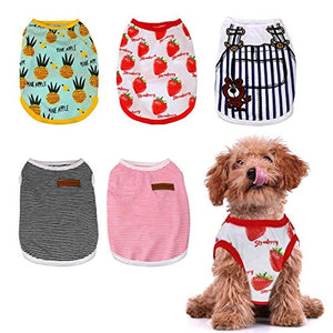 Set de 5 Camisetas para Perro - Silycon Pet Colombia