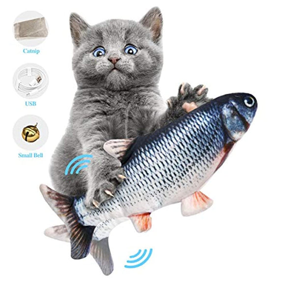 Juguete eléctrico para gatos en movimiento Kicker peces
