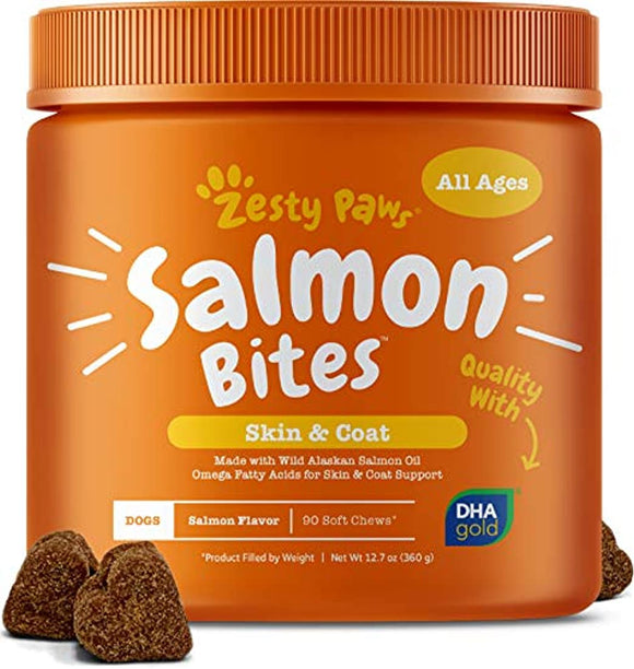 Aceite de salmón Omega 3 para perros, con aceite de salmón