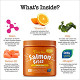 Aceite de salmón Omega 3 para perros, con aceite de salmón