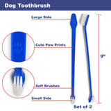 Juego de cepillo de dientes para perros/gatos de dos piezas. - Ricardo Alejand Torres Rodrigue - AMPI-AN38458CO