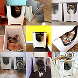 Arenero para Gatos con tapa y Forro reutilizable Pala Incluida