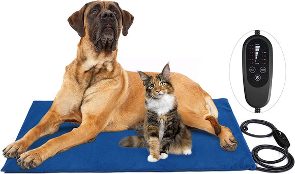 Almohadilla térmica para mascotas para perros y gatos, diseño extra grande