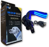 Collar para perros con luz LED ultra brillante y recarg. - Silycon Pet Colombia