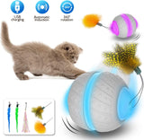 Juguete interactivo para gatos, juguete automático de 360 grados - Silycon Pet Colombia