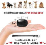 Enrivik Collar de entrenamiento para perros de tamaño pequeño con control remoto, perfecto para perros pequeños de 5 a 15 libras, resistente al agua y alcance de 1000 pies