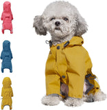 Impermeables para cachorros con capucha para perros pequeños y medianos.