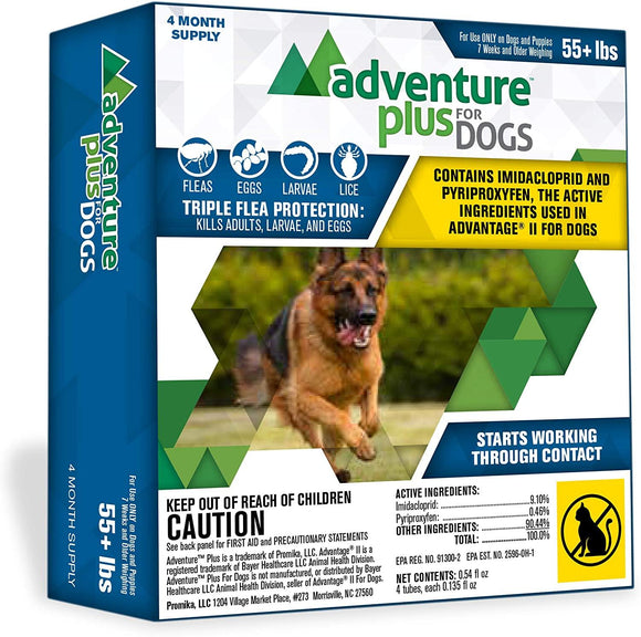 Adventure Plus Tratamiento Antipulgas para perros 4 Dosis - Silycon Pet Colombia