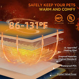 Almohadilla térmica para mascotas para perros y gatos, diseño extra grande