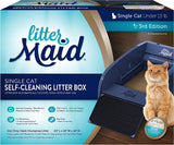 LitterMaid® Caja de arena autolimpiante para un solo gato, azul