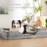 Bedsure Cama ortopédica para perros medianos, sofá cama impermeable para perros