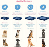 Pitpet Cama grande para perros – Espuma ortopédica, terciopelo de felpa, impermeable, fácil cuidado, apta para perros