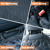 Fundas de asiento de coche para asiento trasero, antideslizantes, duraderas, suaves